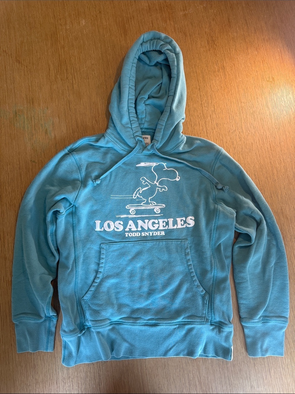 Todd Snyder x Peanuts Snoopy “Los Angeles” Hoodie – Made in USA – Size S